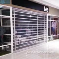 Shopfront Automatic Clear Polycarbonat Roll -Up -Türen